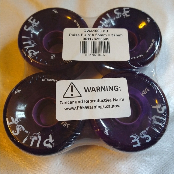 Atom Pulse Wheels 65mm x 37mm - Picture 2 of 2